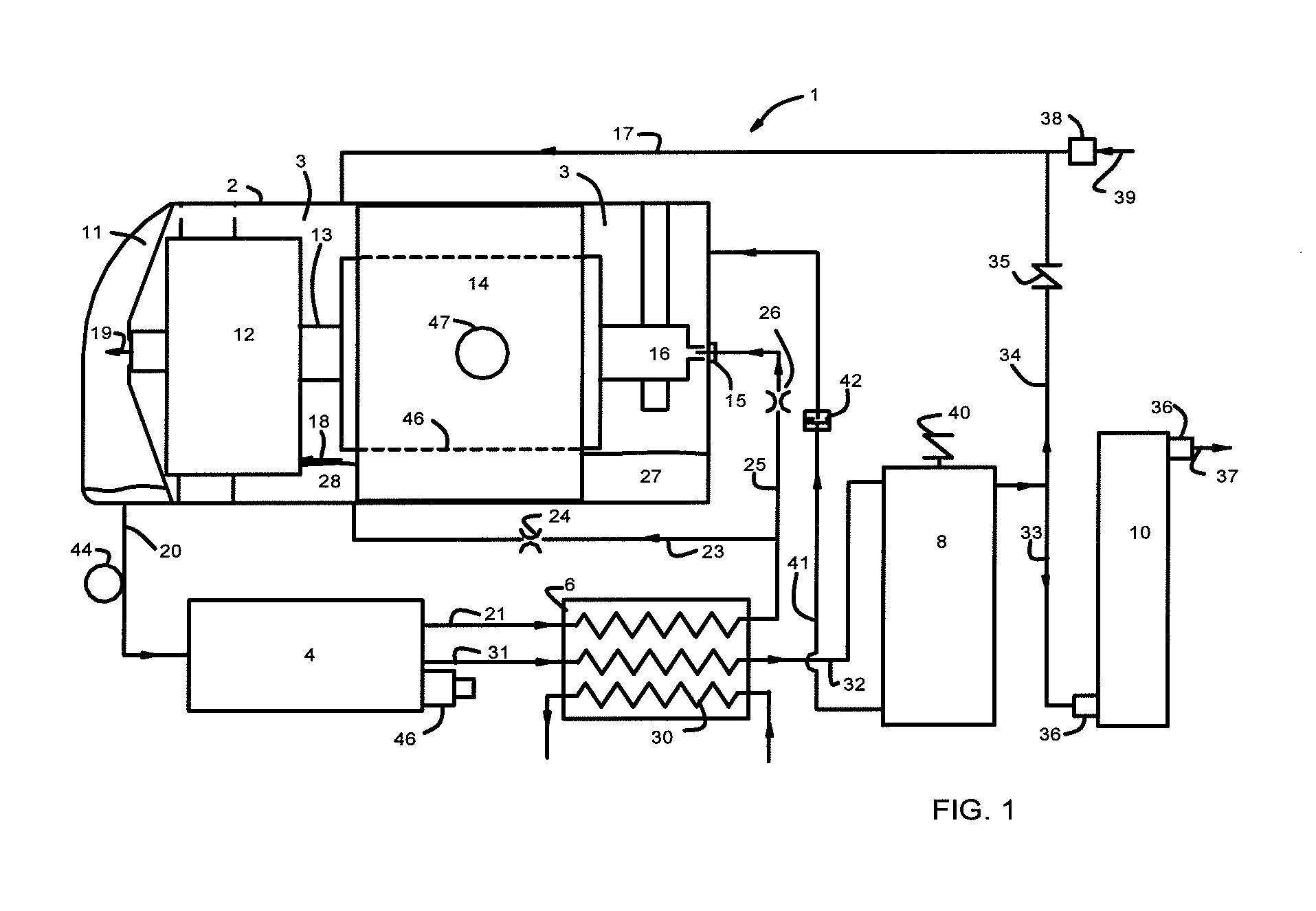 Compressor with oil bypass