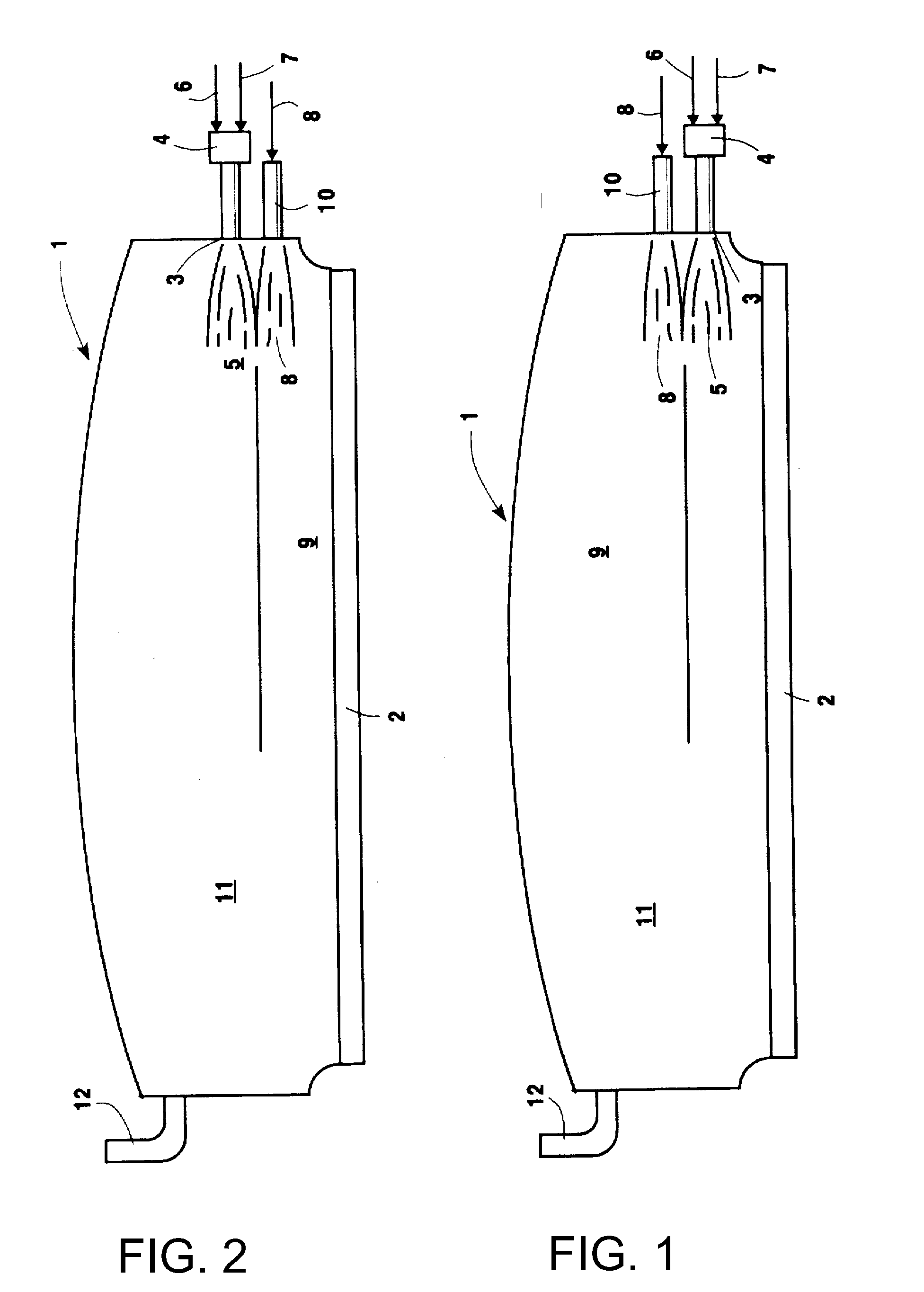 Low velocity staged combustion for furnace atmosphere control