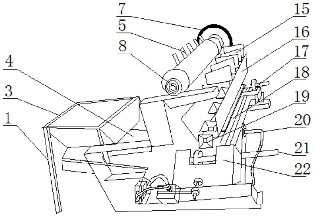 Automatic feeding and counting machine