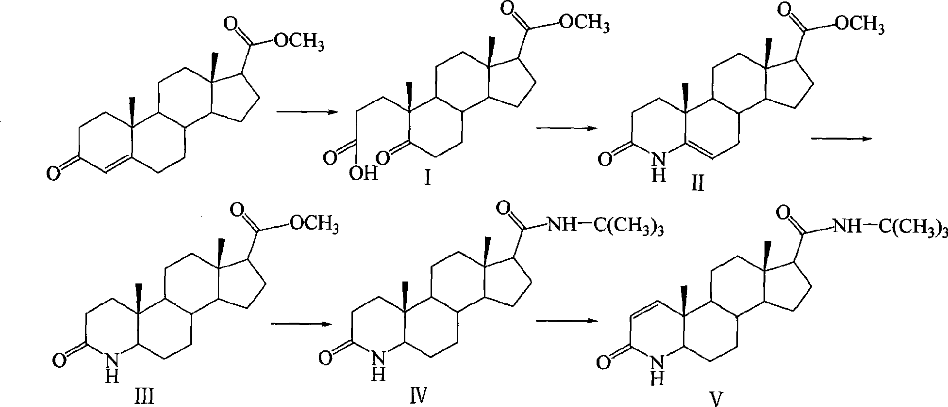 Synthesis technology of finasteride