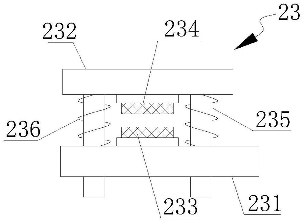 A processing device for the shell port of an electromagnetic meter flowmeter