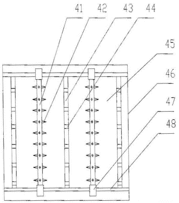 Horizontal plasma and adsorption type indoor air purifier with spraying humidity adjusting function