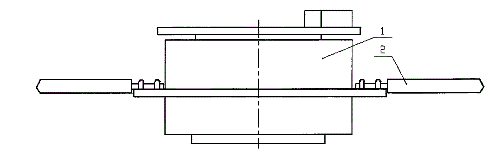 Outer rotor permanent magnet motor for cooling fan of direct-cooled thermal power plant