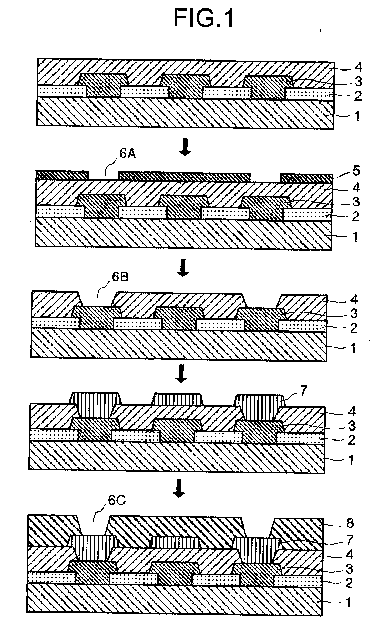 Negative-type photosensitive resin composition, method for forming patterns, and electronic parts