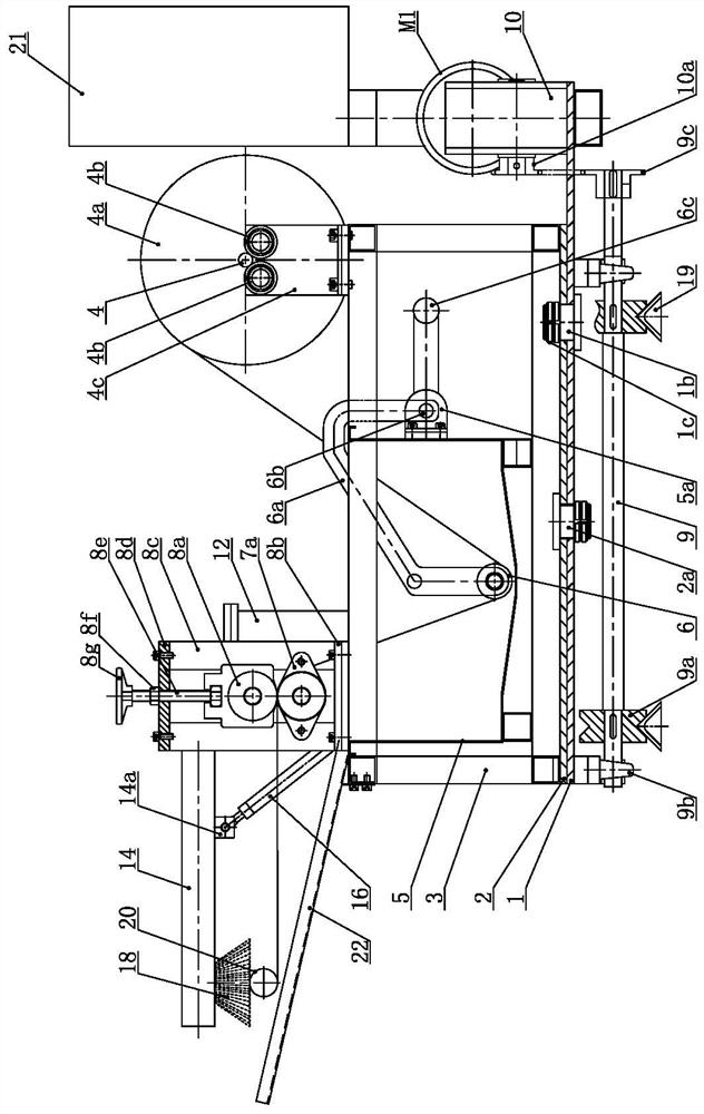 Oil and water well pipeline external anti-corrosion integrated equipment