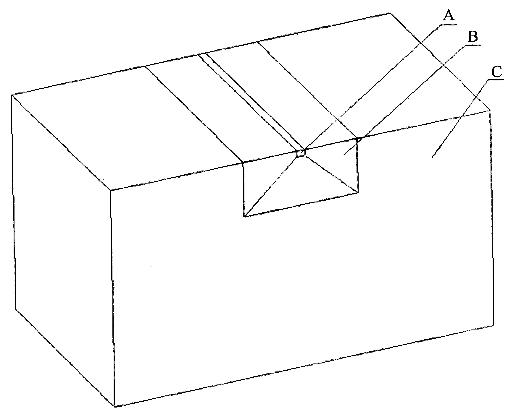 Method for quick transition of finite element three-dimensional model grids