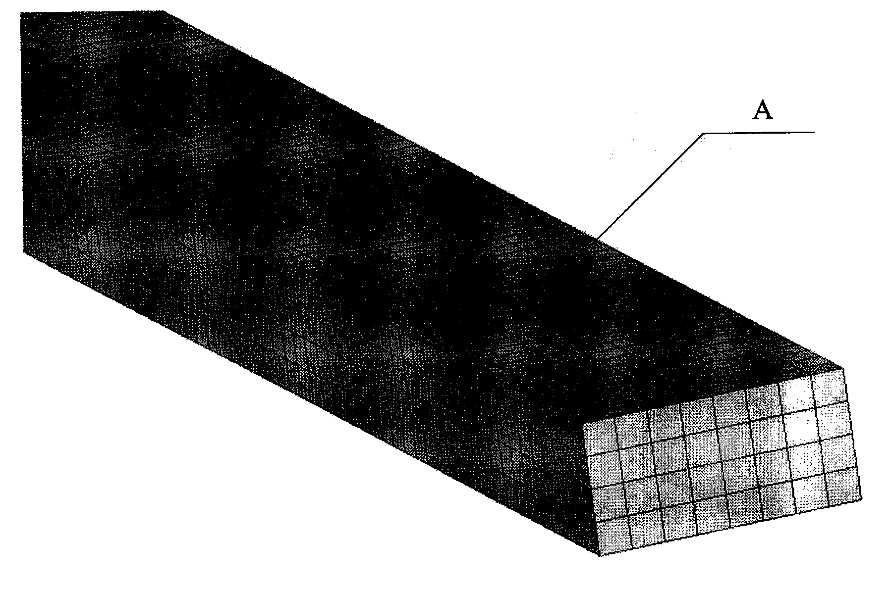 Method for quick transition of finite element three-dimensional model grids