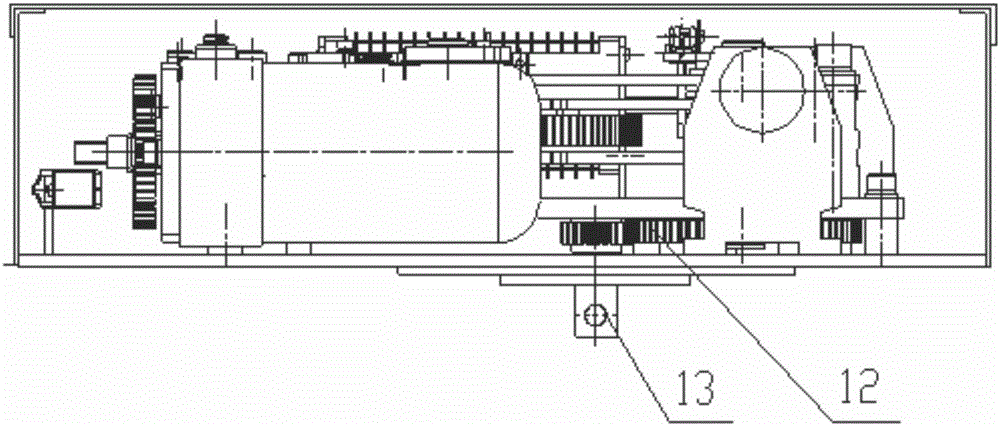 Three-station operating mechanism of high-power single motor