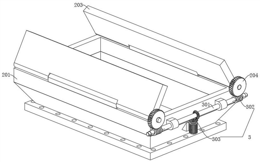 Treatment device for waste rubber tires