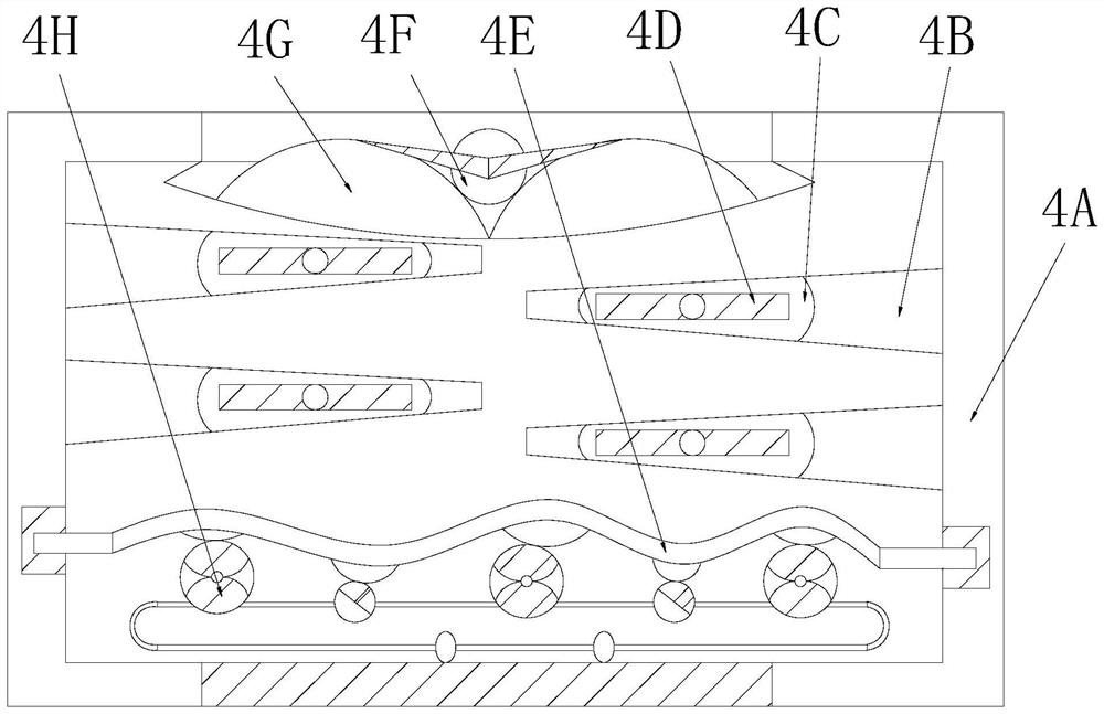 An aerobic composting equipment based on thin overturned stack static flow bed agitation based on manure