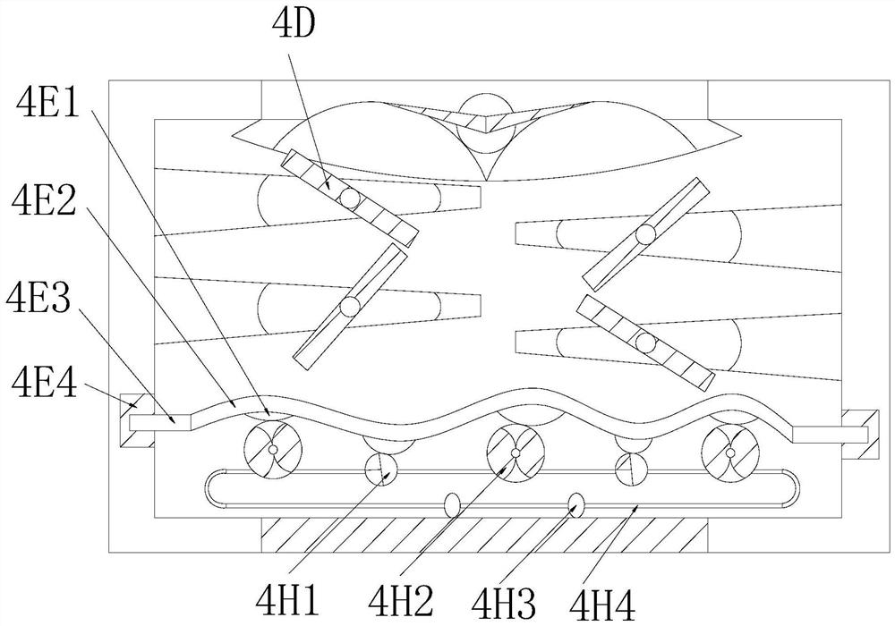 An aerobic composting equipment based on thin overturned stack static flow bed agitation based on manure