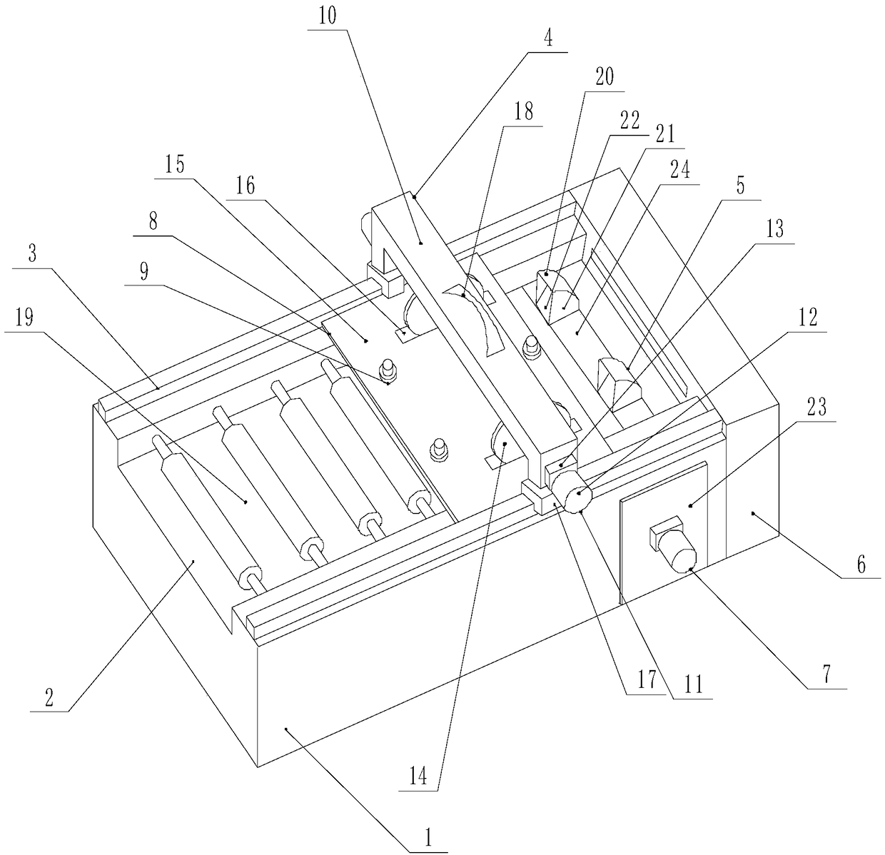 High-stability steel plate cutting device