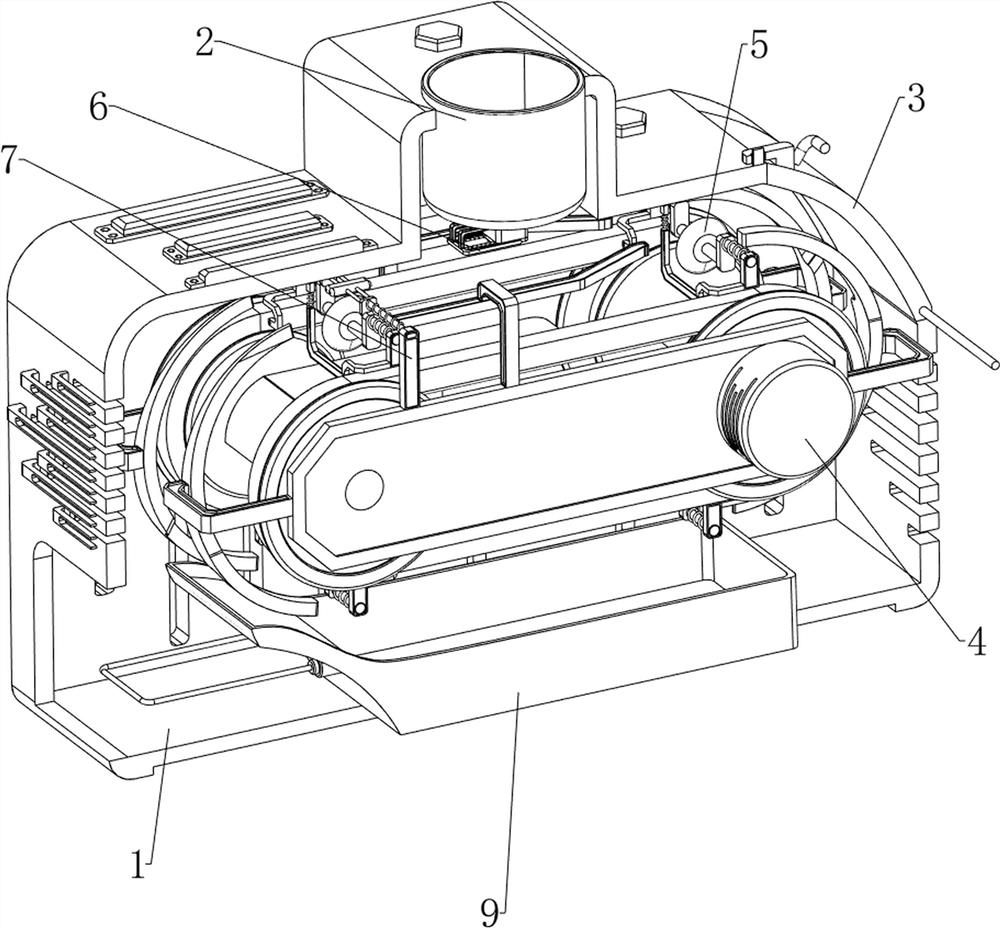 Automatic toy sand bagging device