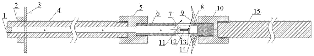 A segmented anchoring grouting bolt device capable of automatic clamping and its anchoring method