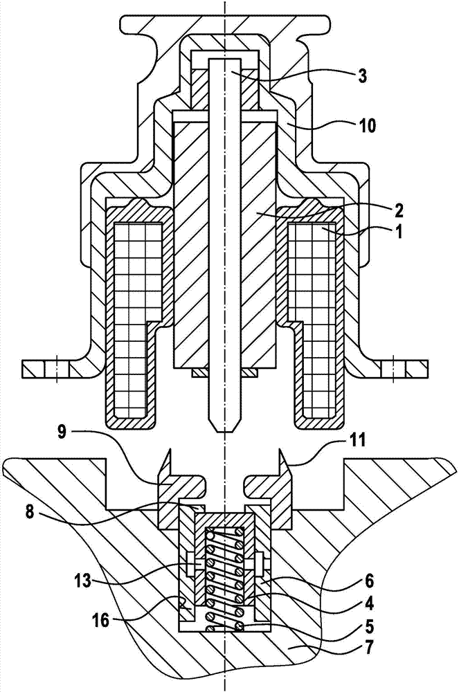 Proportional valve that can be electromagnetically actuated and high-pressure fuel pump having such a proportional valve