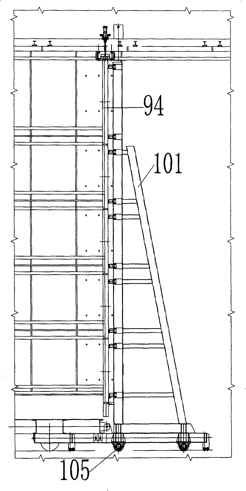 Trolley assembly annealing furnace