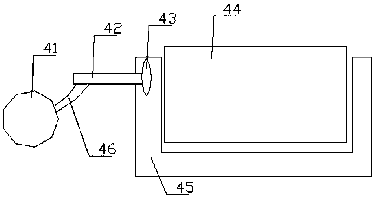 Ink printing device used for tag production