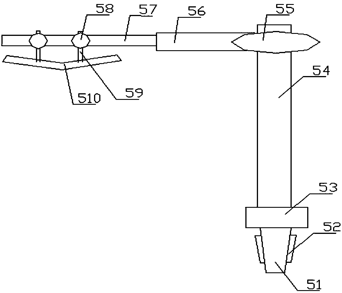 Ink printing device used for tag production