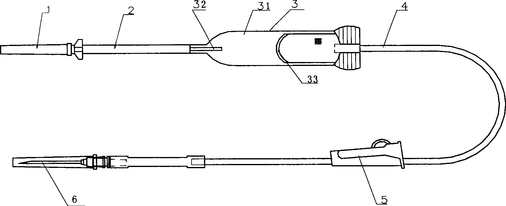 Double-cavity drop funnel blood transfusion device