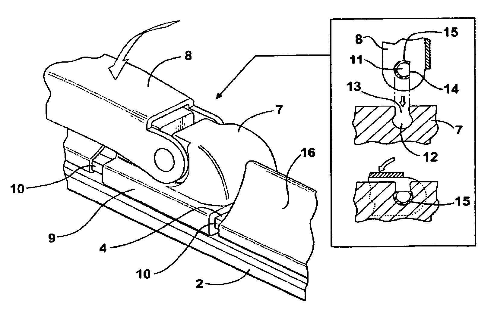 Windscreen wiper device