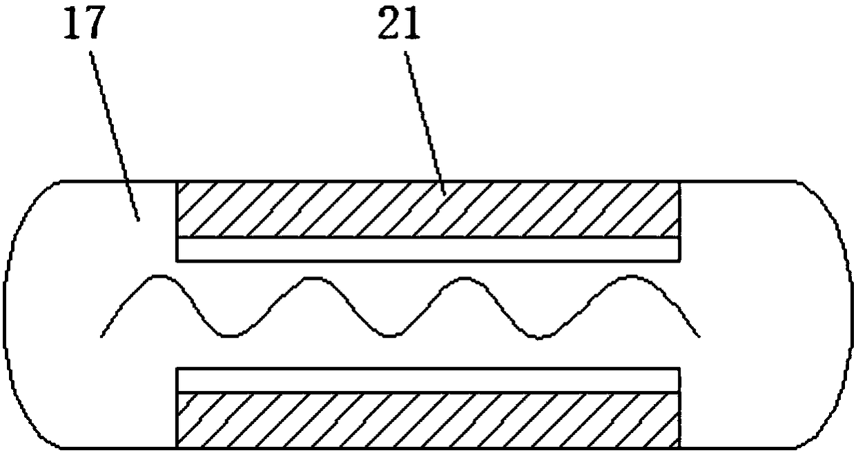 Processing process of efficient wool spinning device