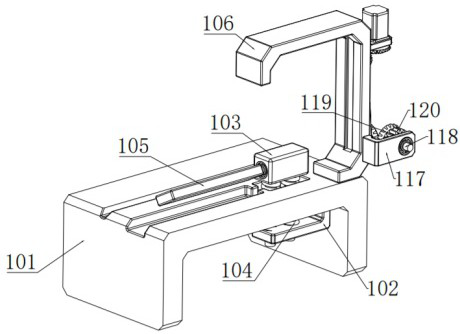 Steel plate bending detection device