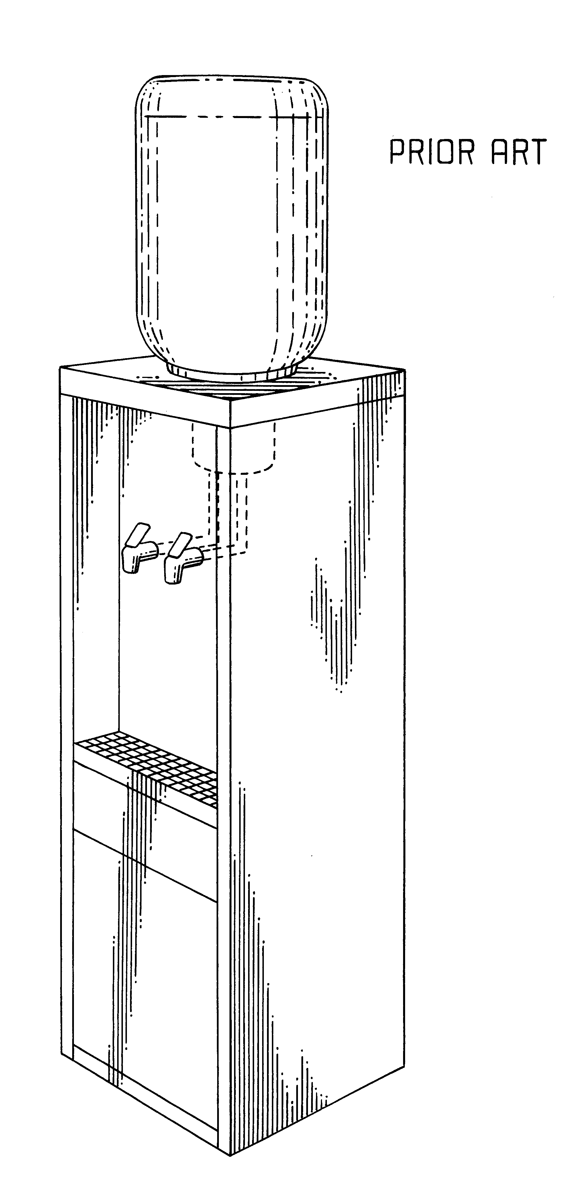 Biodegradable compound for cleaning, disinfecting, and descaling water dispensers and method of use thereof