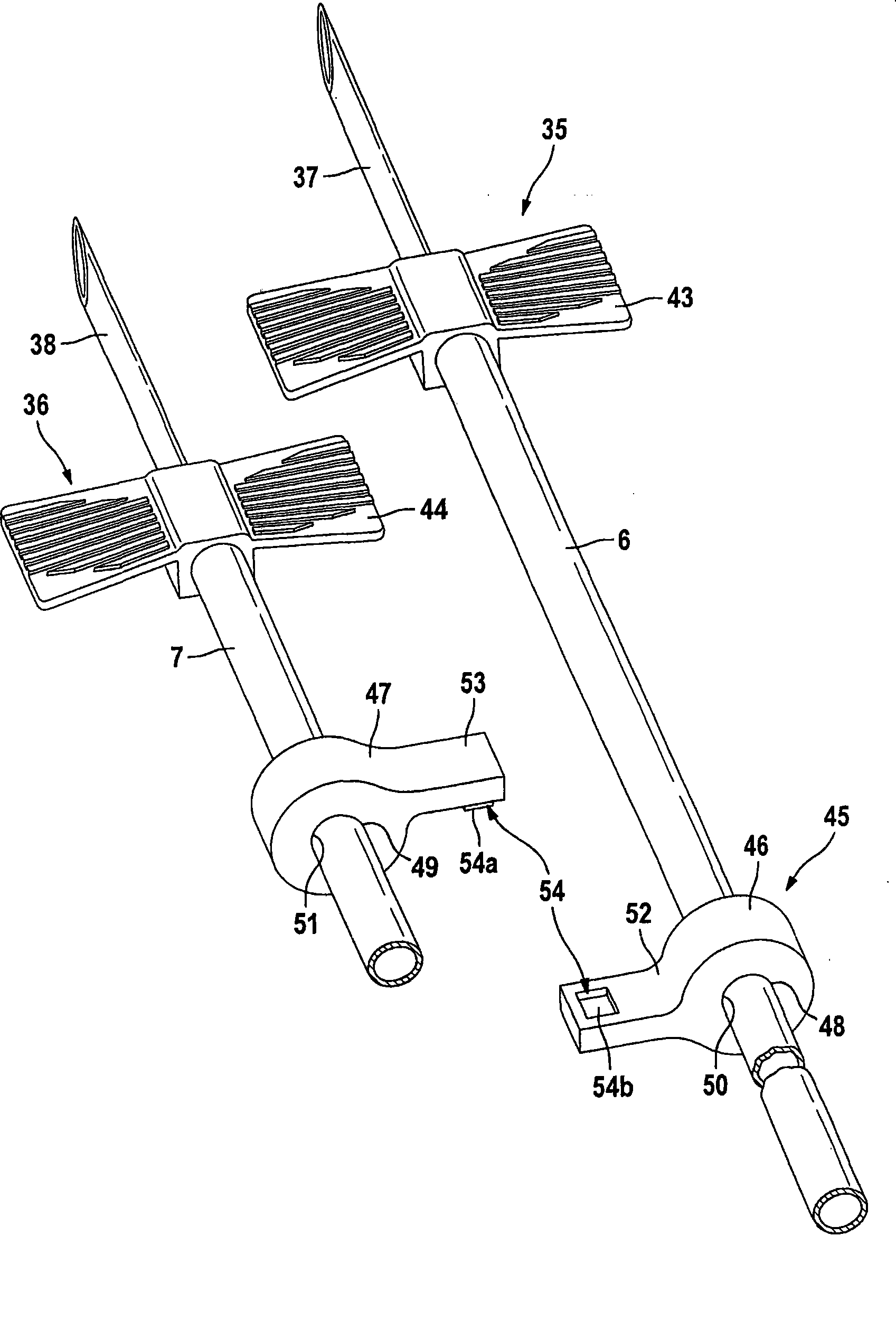 Device for use in an arrangement for monitoring an access to a patient, and method for monitoring a patient access, in particular a vascular access in extracorporeal blood treatment