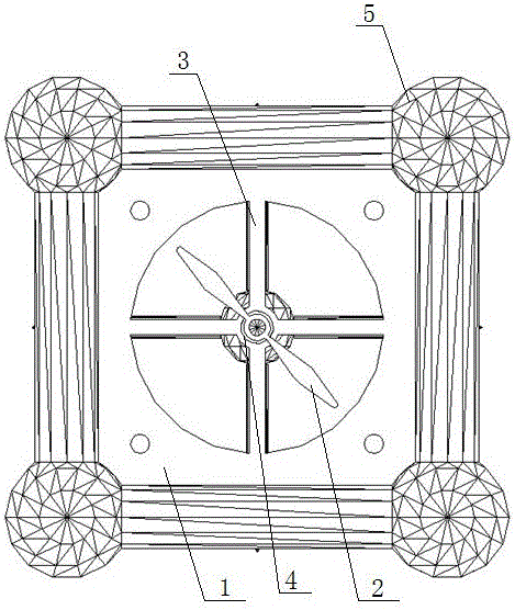 Wind resistant cube unmanned aerial vehicle device and control method