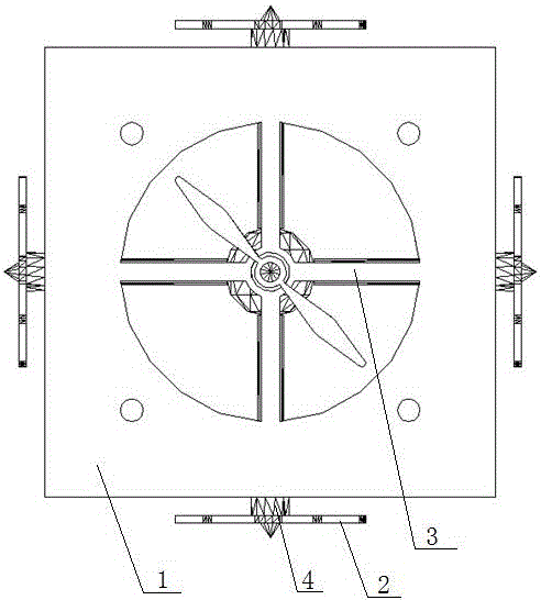 Wind resistant cube unmanned aerial vehicle device and control method