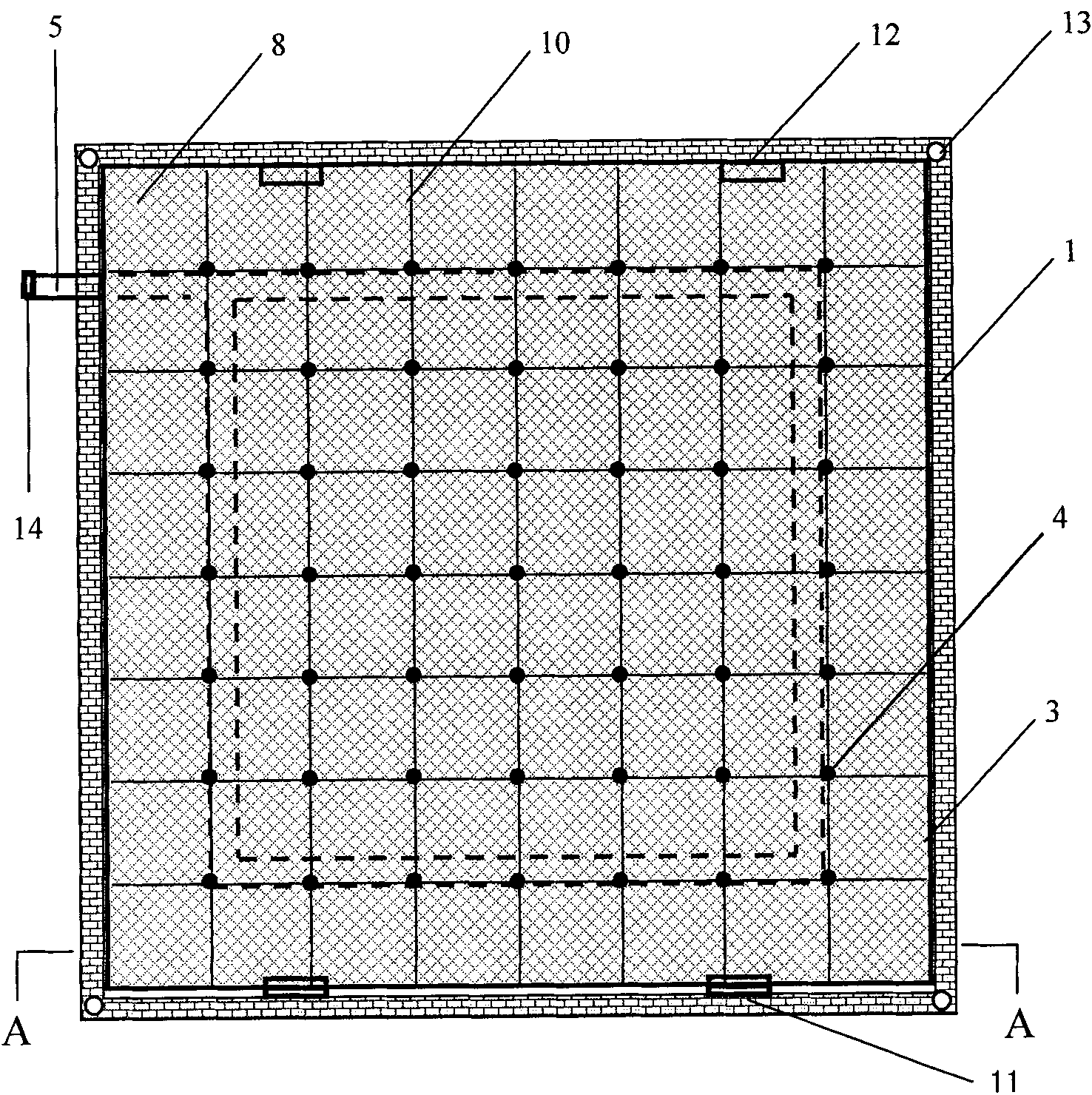 Greening plant brick and manufacture method thereof