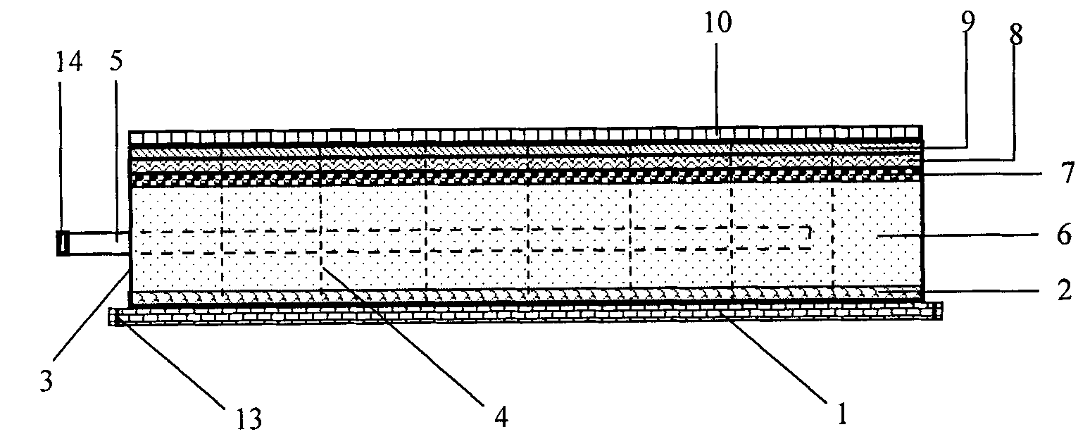 Greening plant brick and manufacture method thereof