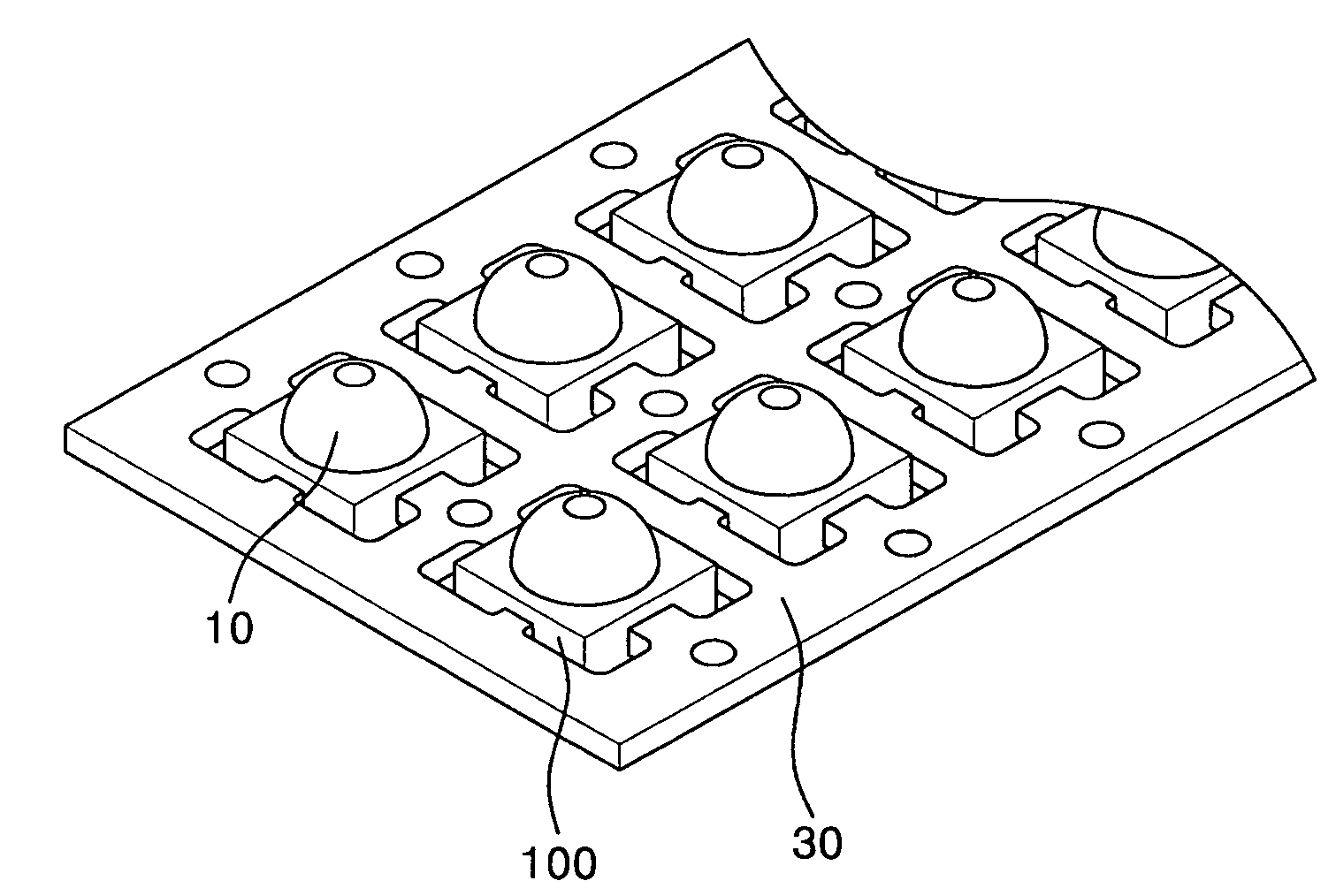 Method for manufacturing lens for led package