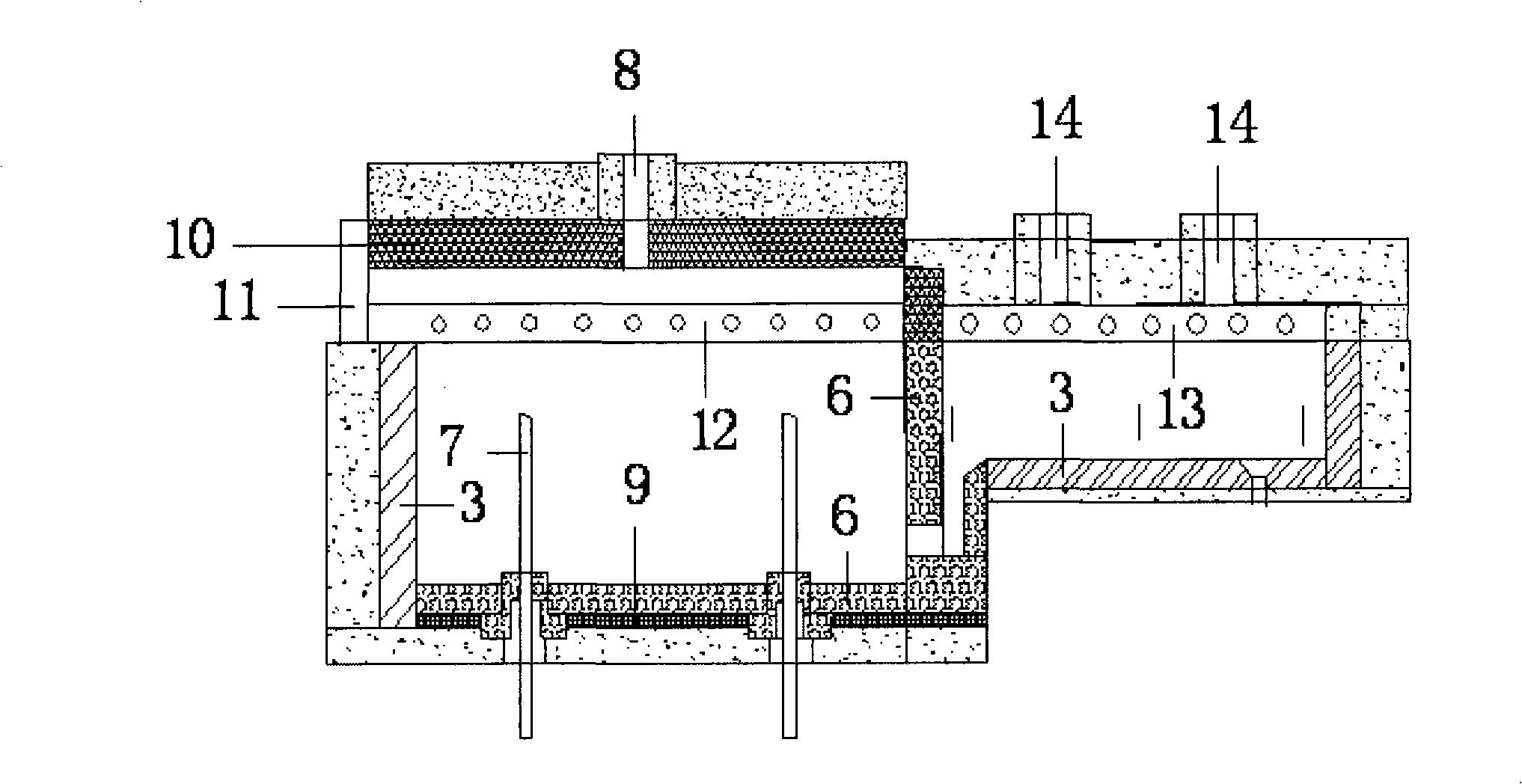 Special fiber glass melting method and its special electric melting furnace