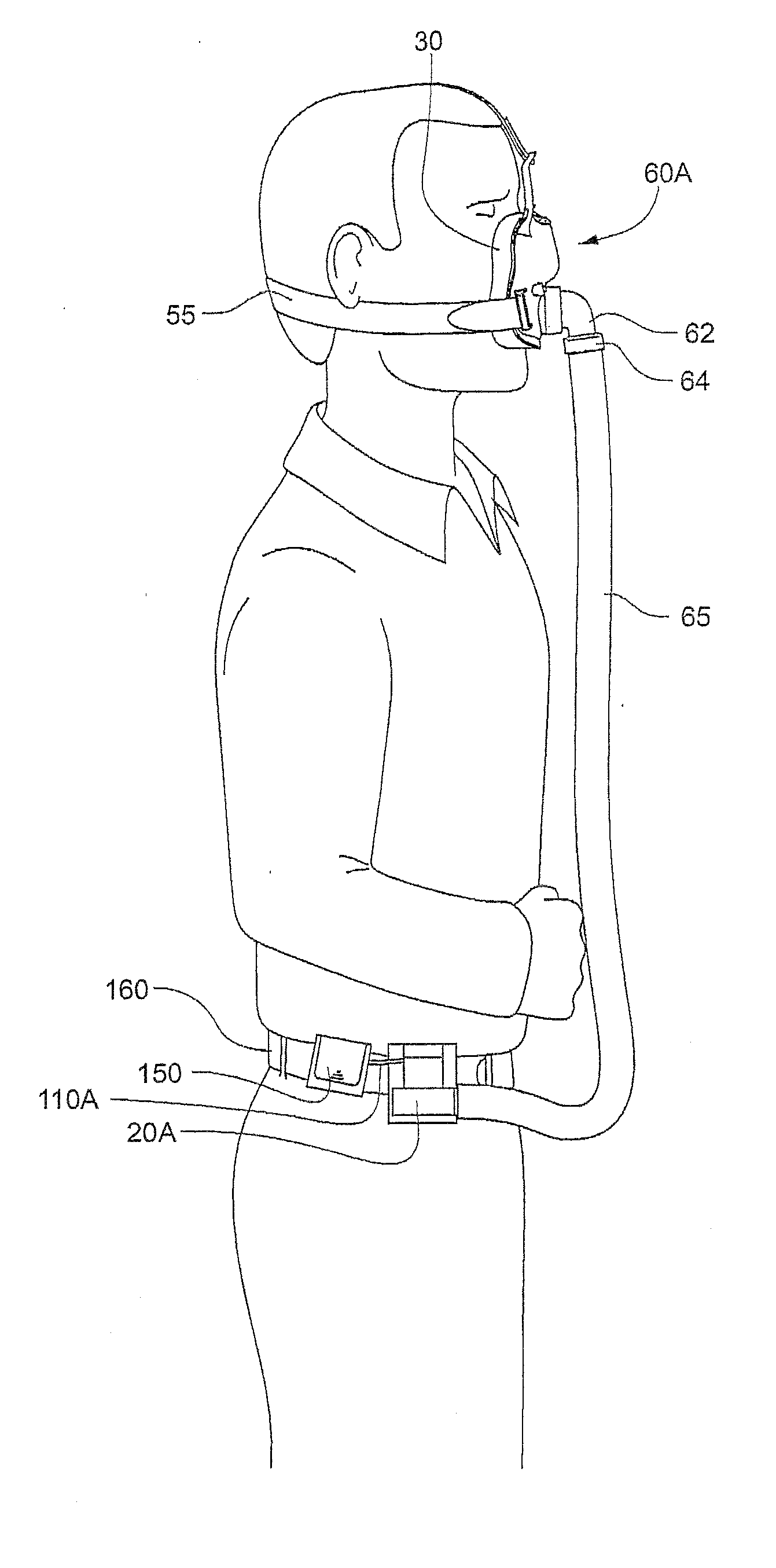 Ventilator mask and system