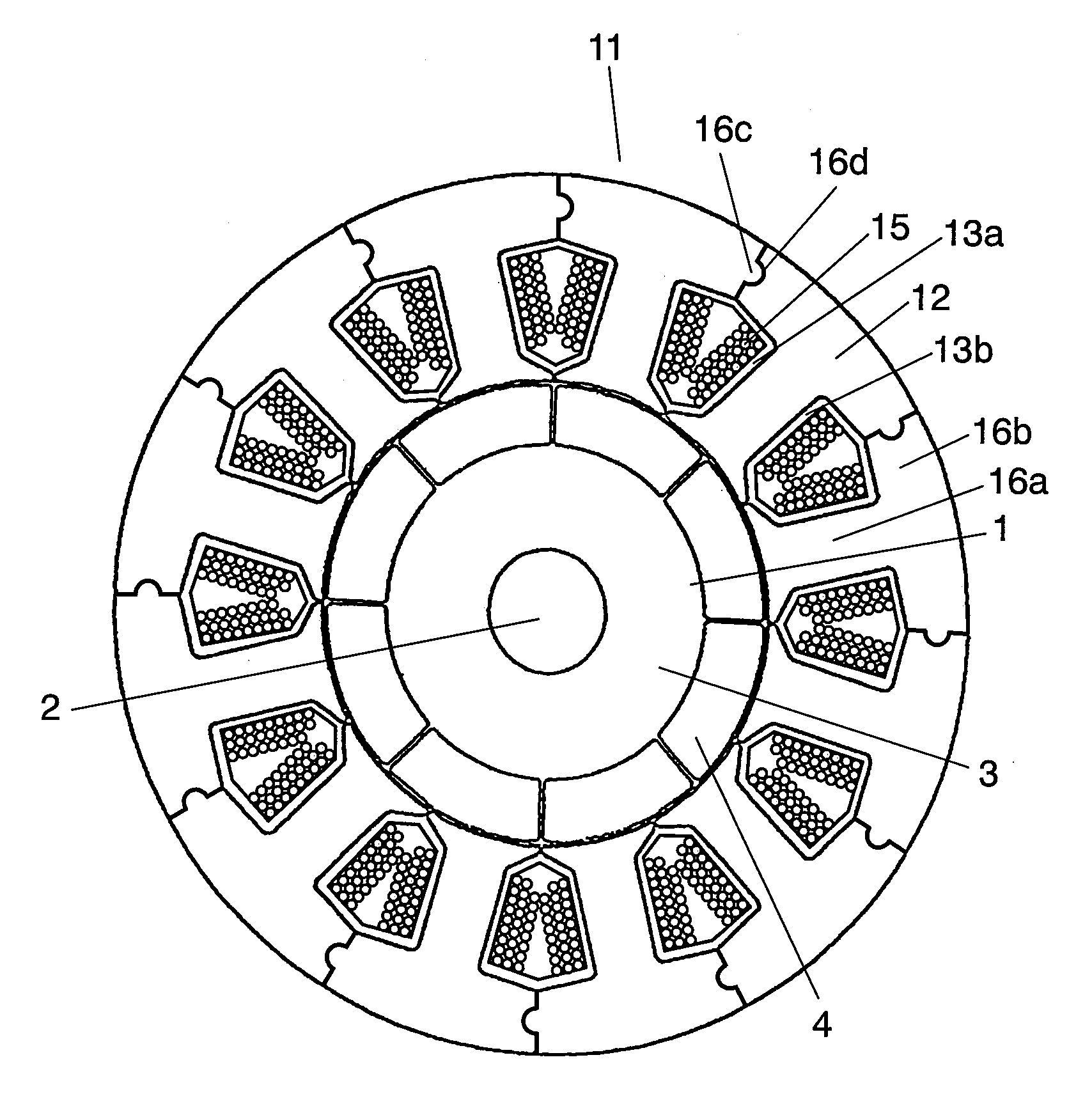 Stator and Motor, to Which the Stator is Applied, and Method of Manufacturing the Stator