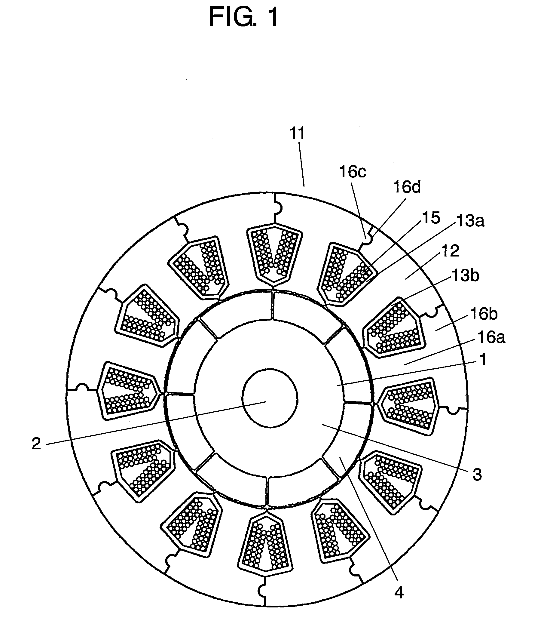 Stator and Motor, to Which the Stator is Applied, and Method of Manufacturing the Stator