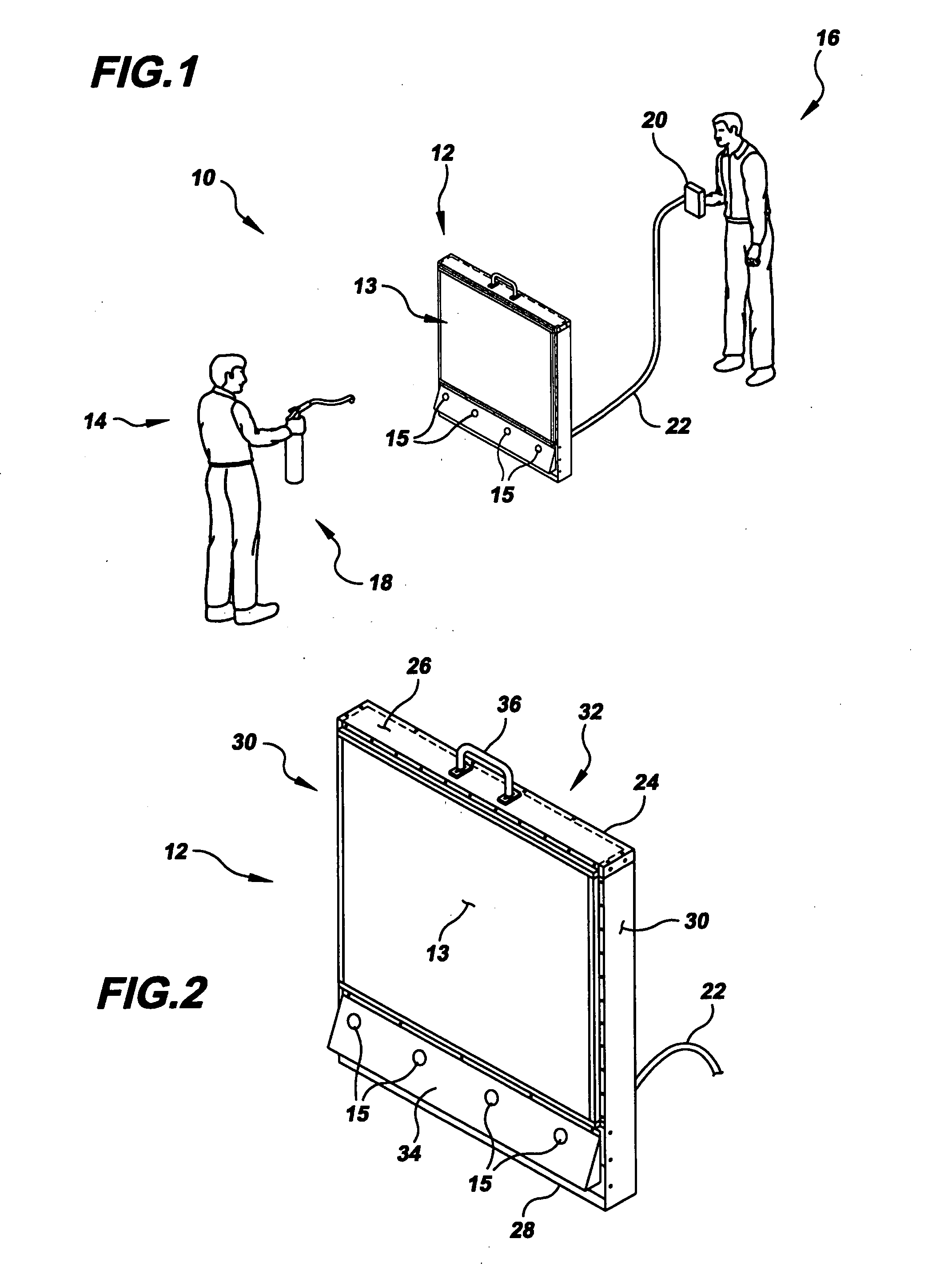 Flameless fire extinguisher training methods and apparatus