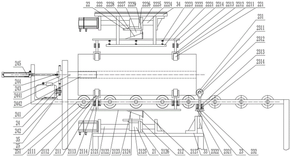 A large roll material automatic edge banding tape system