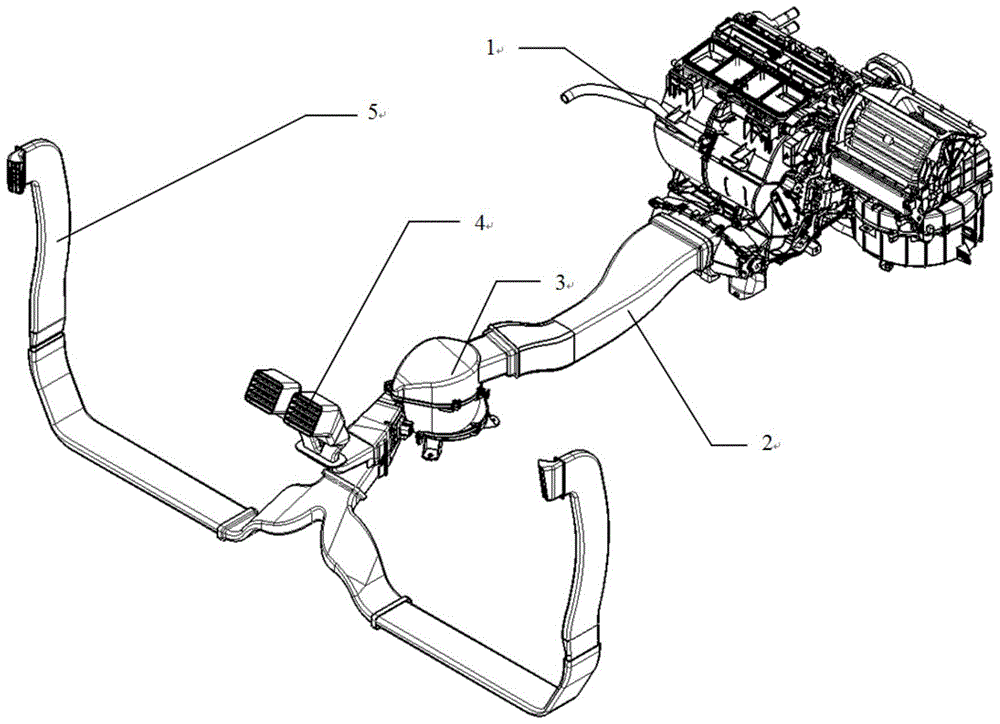 Air conditioning system and control method in a car