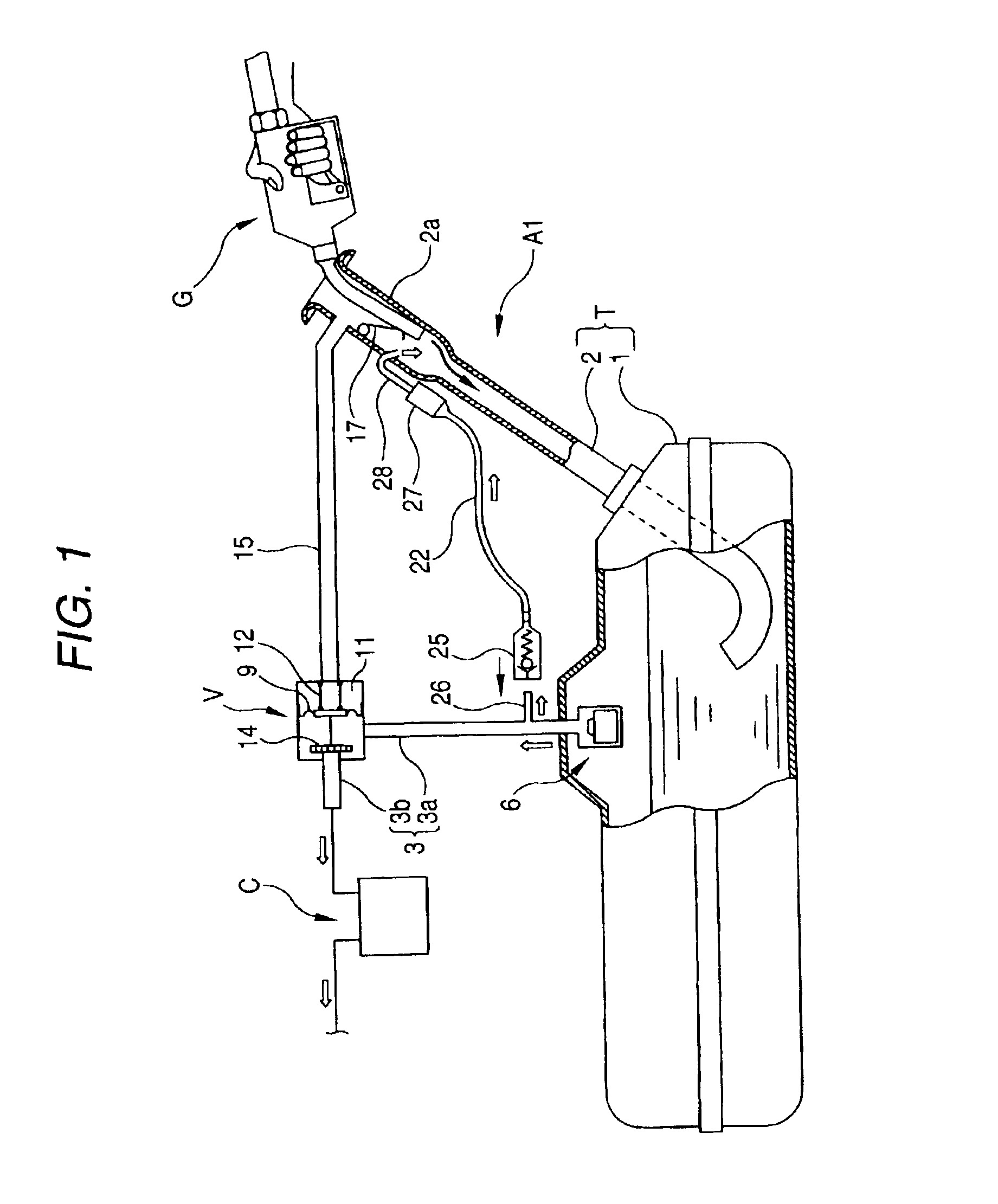 On board refueling vapor recovery system and fuel vapor passage using for the same