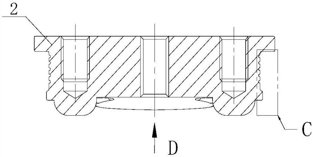 Air spring structure provided with auxiliary air chamber