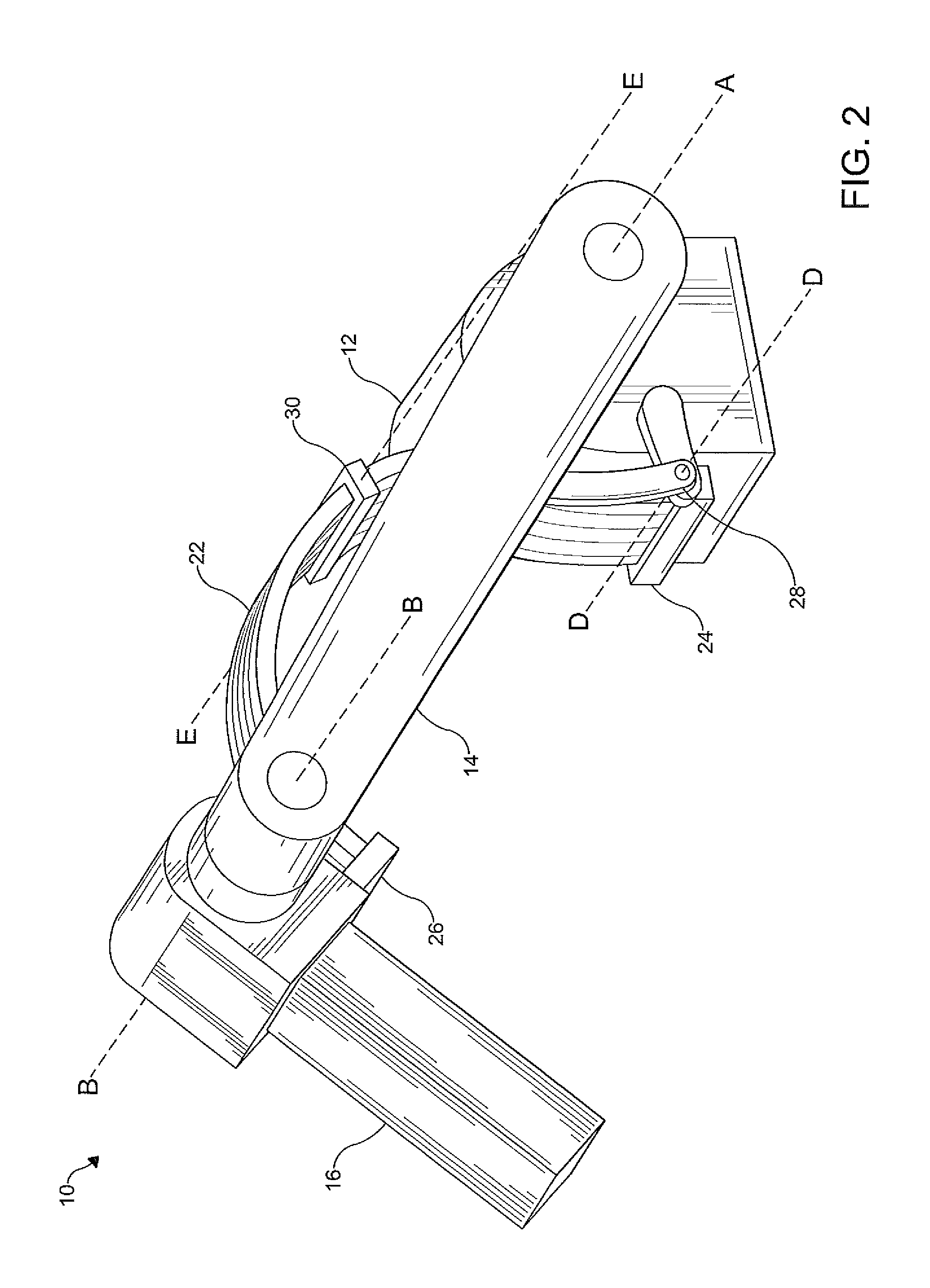 Line management system and a method for routing flexible lines for a robot