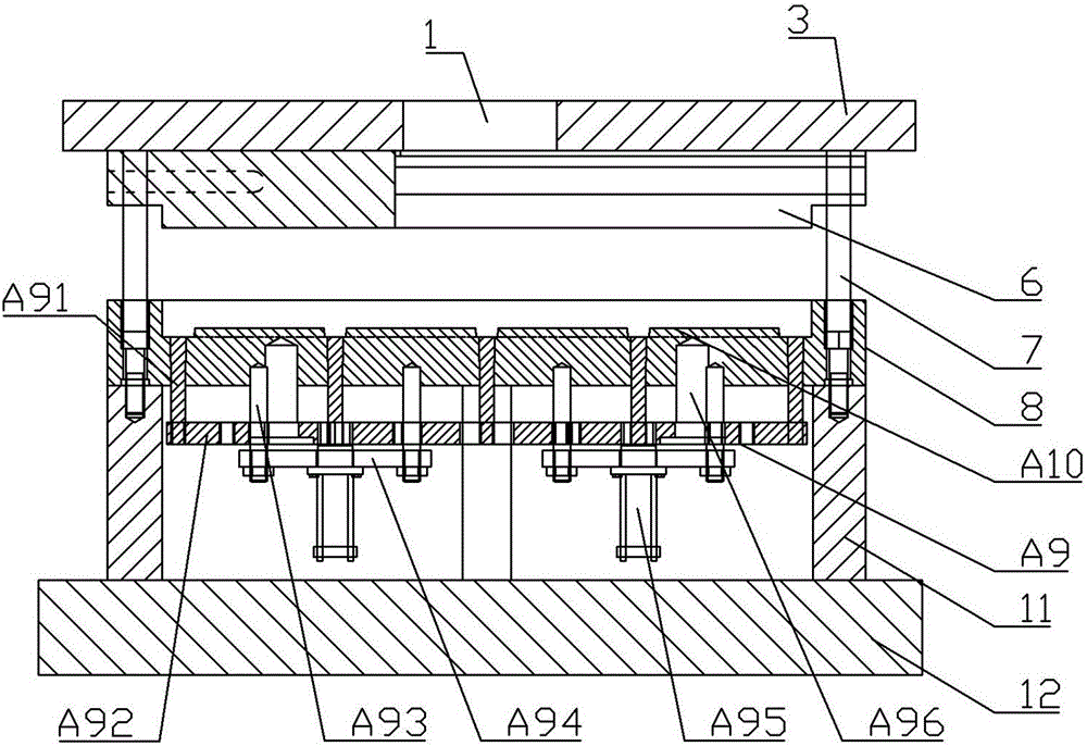 Equipment and method for producing large-size wood-plastic composite boards