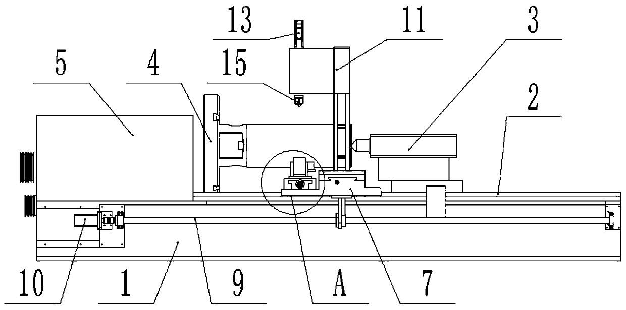 High-speed laser cladding processing machine tool and processing method