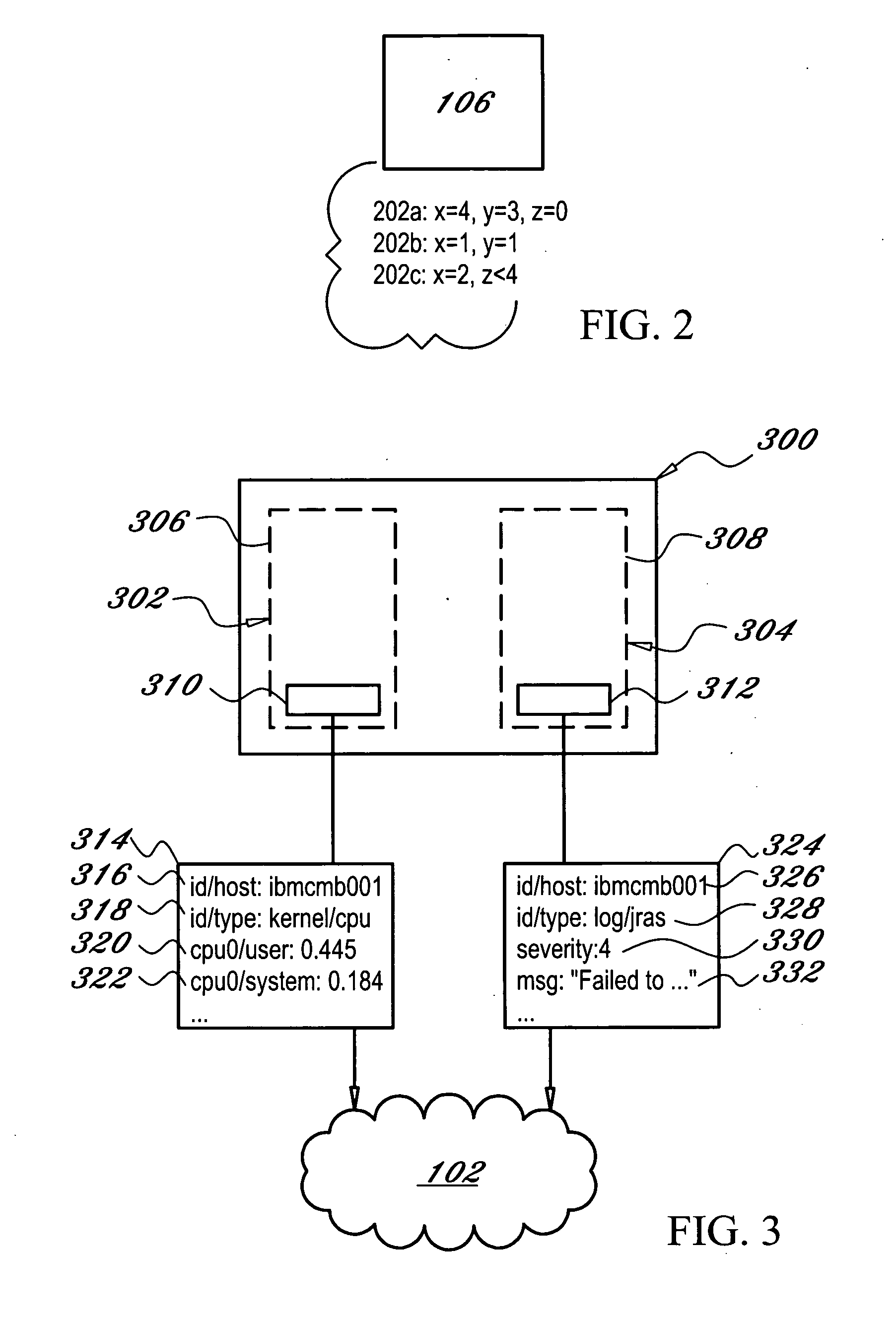 Cluster monitoring system with content-based event routing