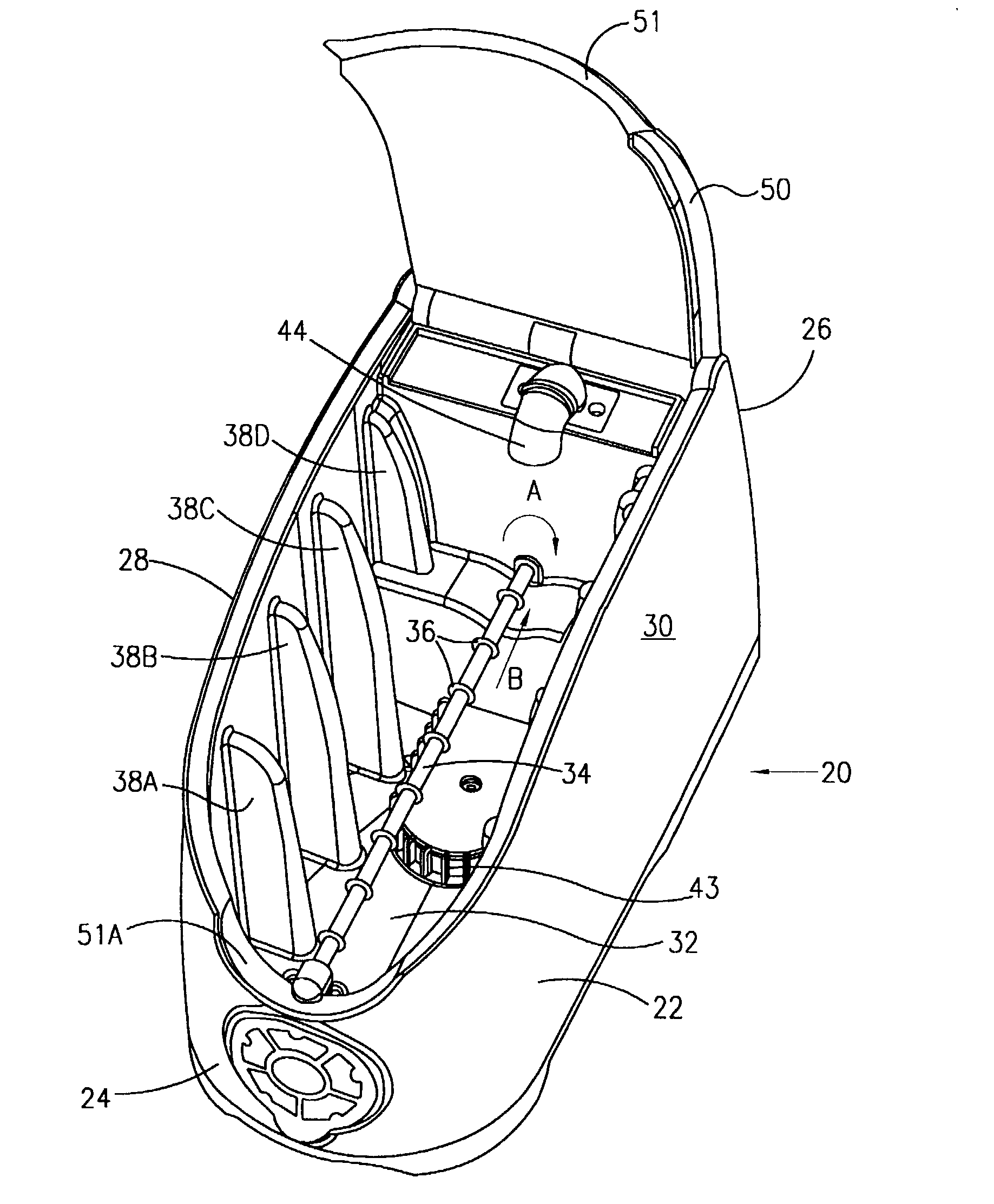 Rapid fluid cooling and heating device and method