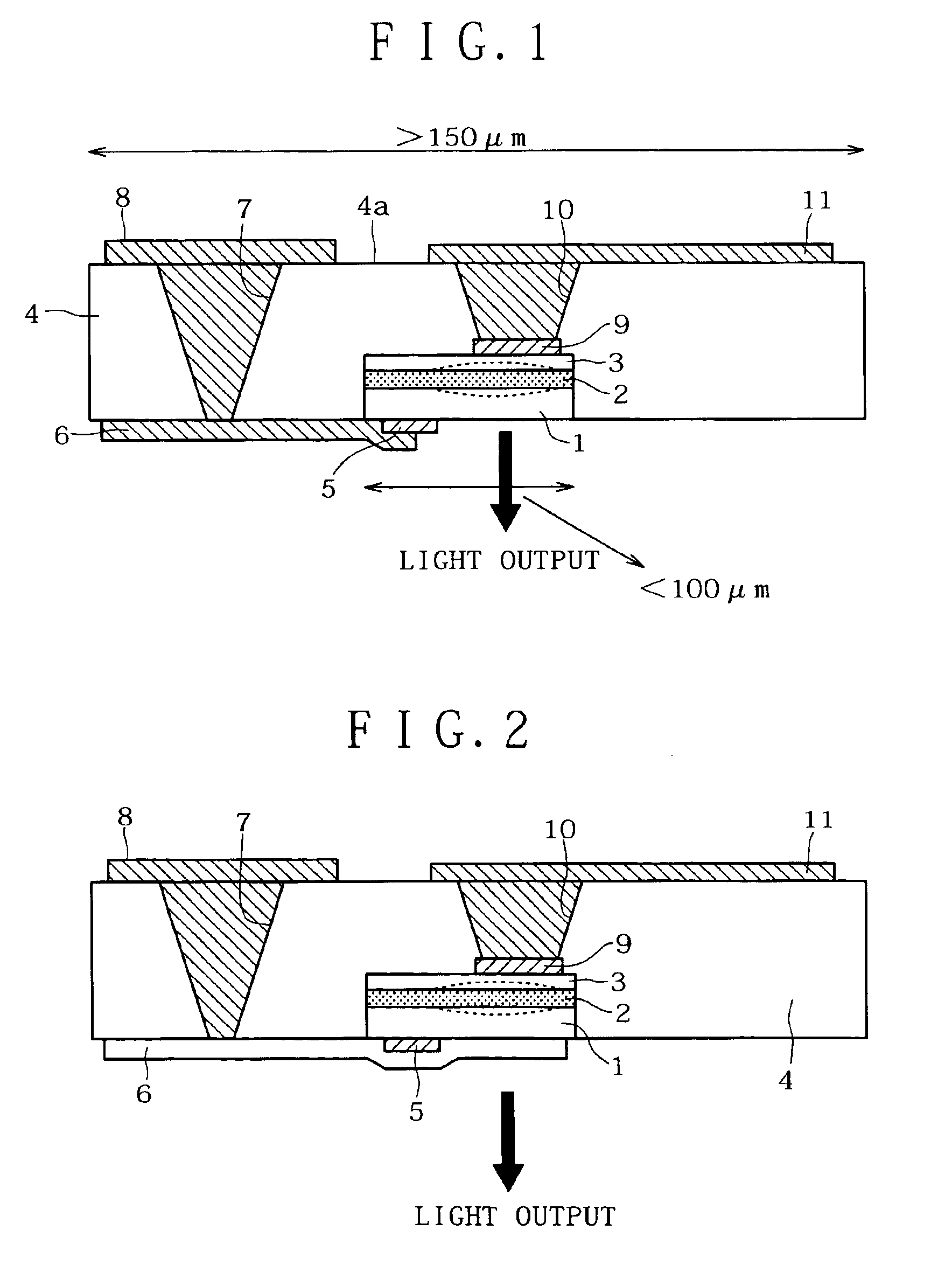 Transferring semiconductor crystal from a substrate to a resin