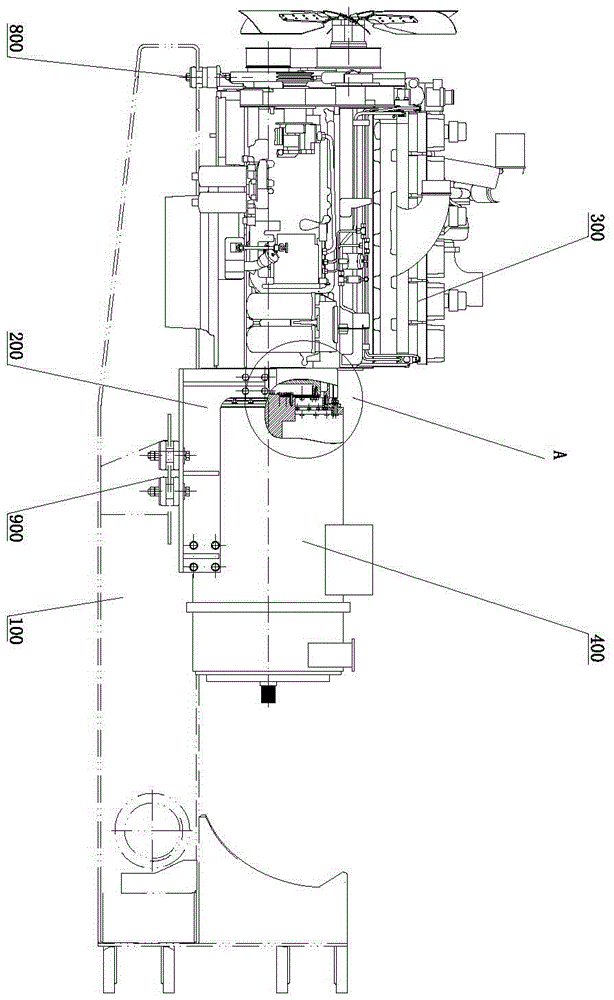 A Power System of Articulated Dump Truck Based on Torque Transmission Device