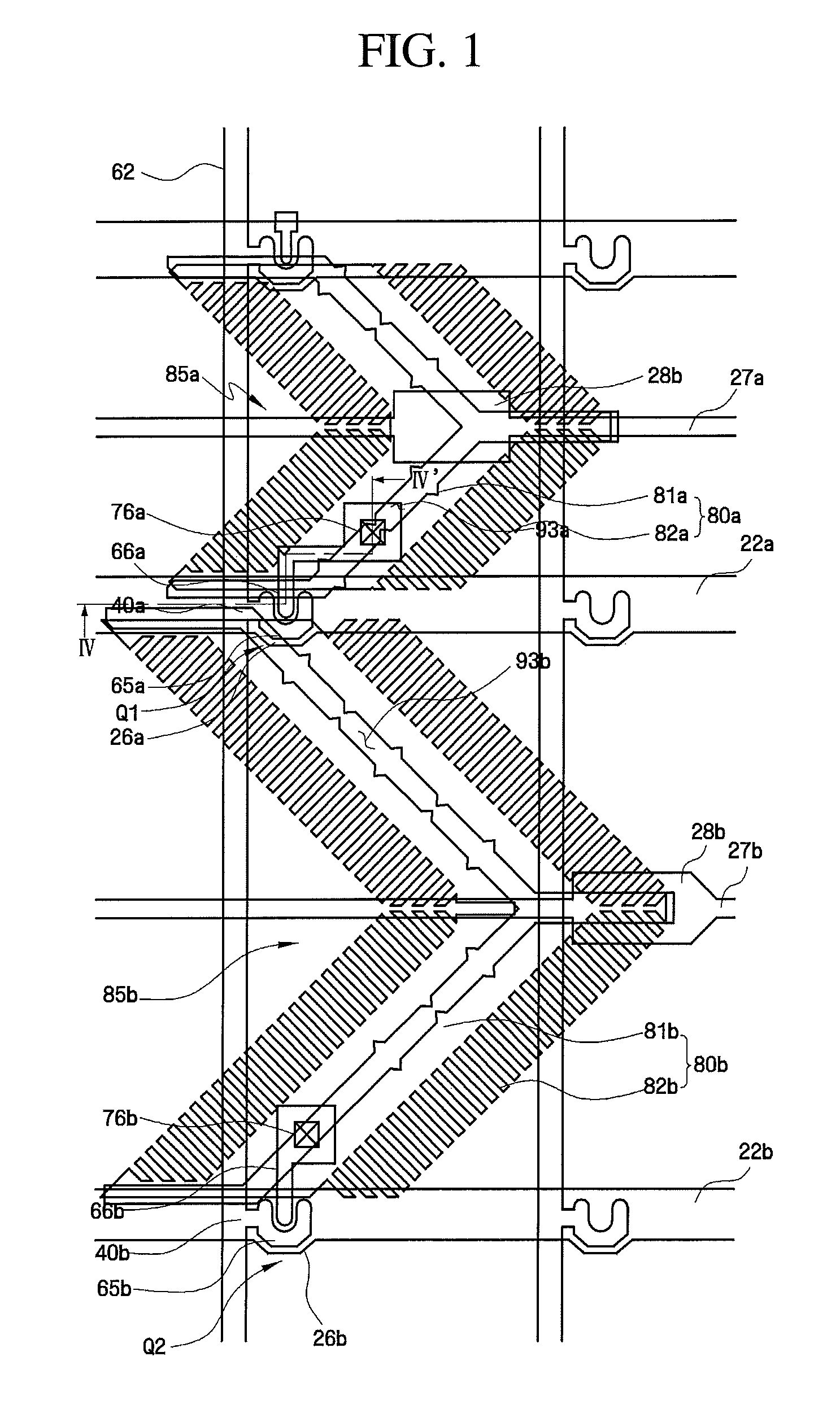 Liquid crystal display including subpixel electrodes having fine protruding patterns